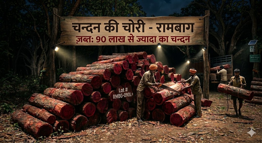 90 Lakh Sandalwood Theft in Rambagh Jaipur Raises Serious Security Concerns